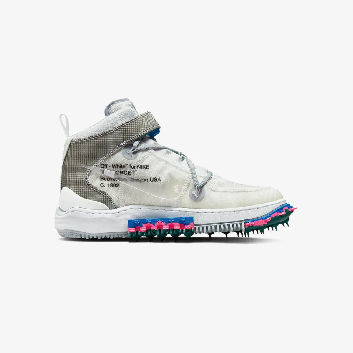 Off-White x Nike Air Force 1 Mid "White" - CBM-KICKS.RO