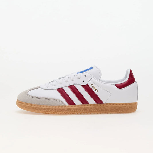 Adidas Samba OG "White Burgundy Gum" - CBM-KICKS.RO