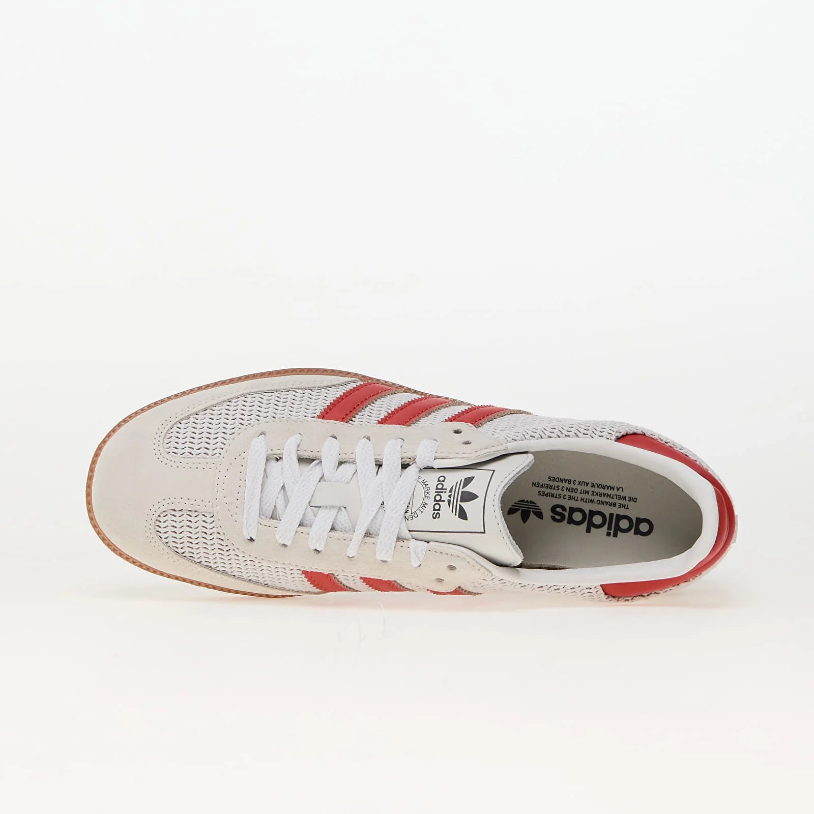 Adidas Samba OG "White Preloved Red" - CBM-KICKS.RO