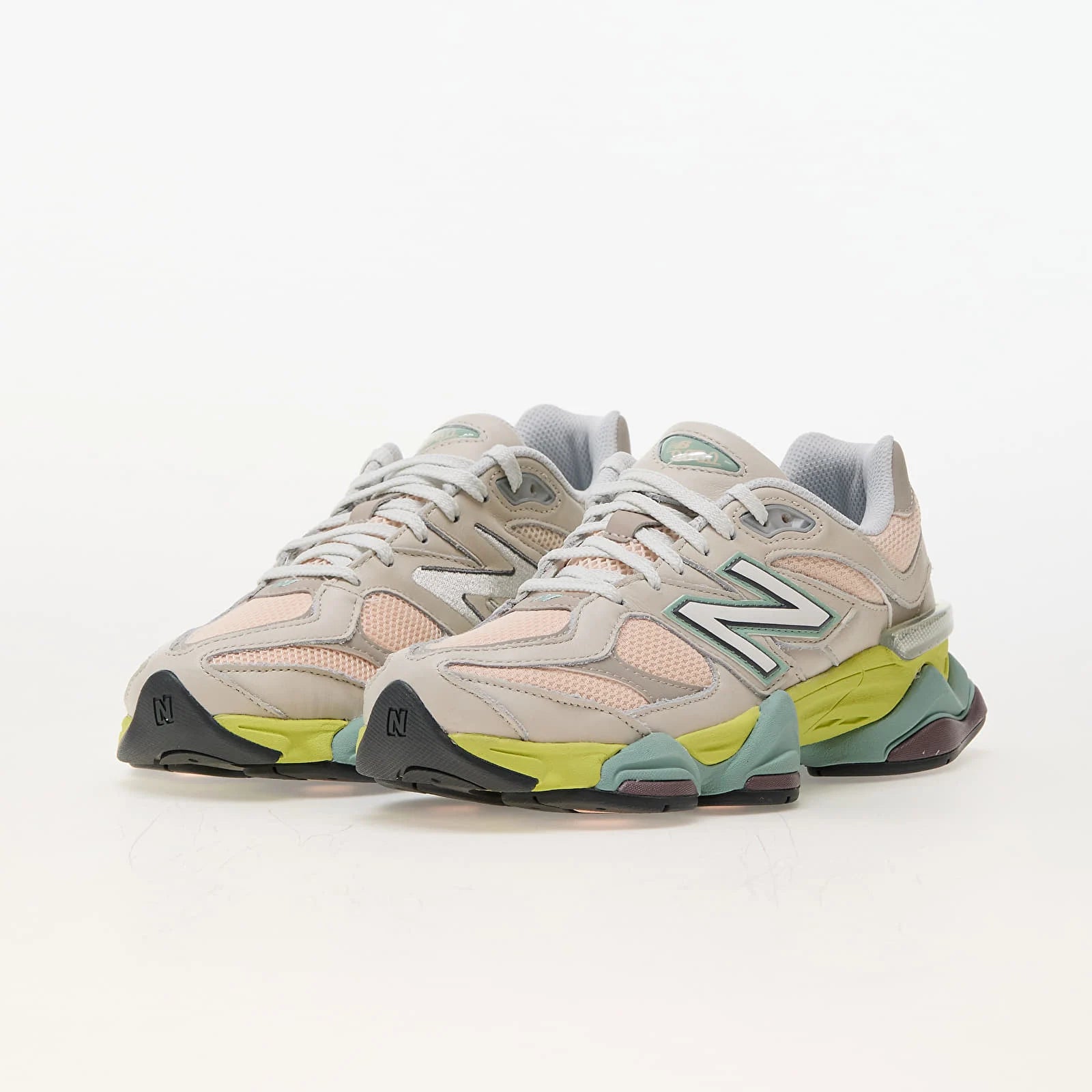 New Balance 9060 "Moonbeam Vintage Rose Lime" - CBM-KICKS.RO