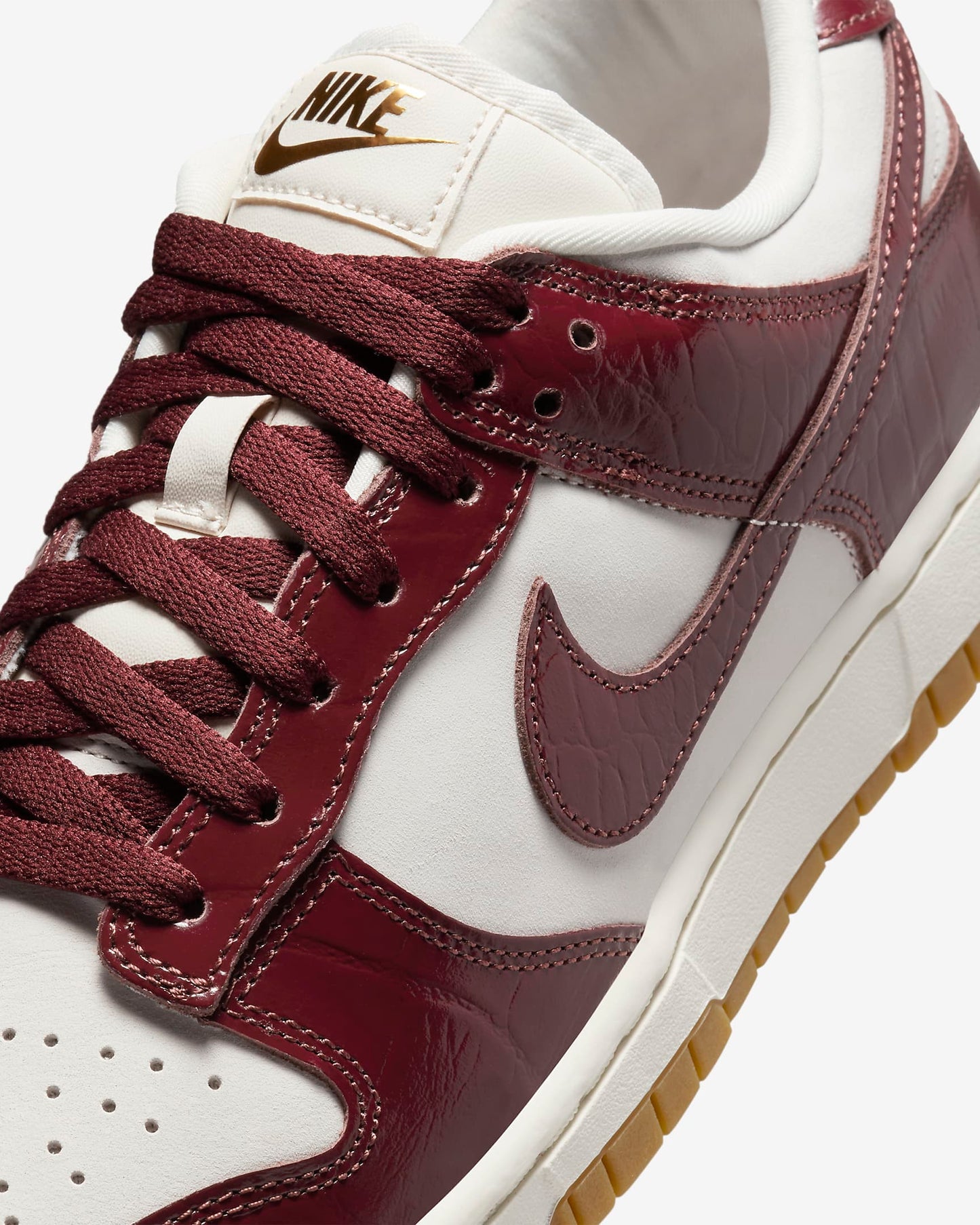 Nike Dunk Low LX "Dark Team Red Croc" - CBM-KICKS.RO