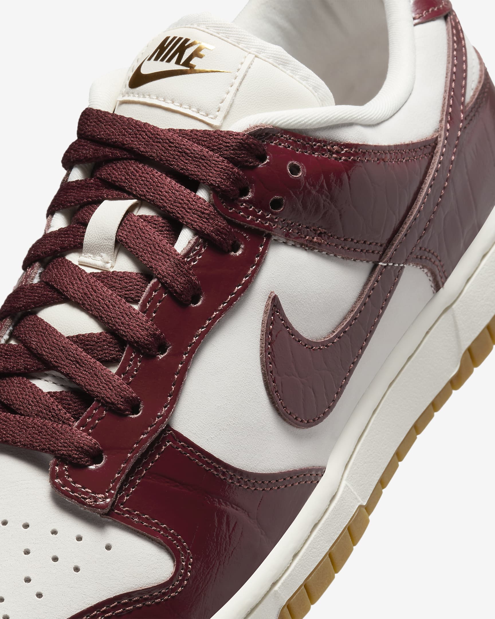 Nike Dunk Low LX "Dark Team Red Croc" - CBM-KICKS.RO