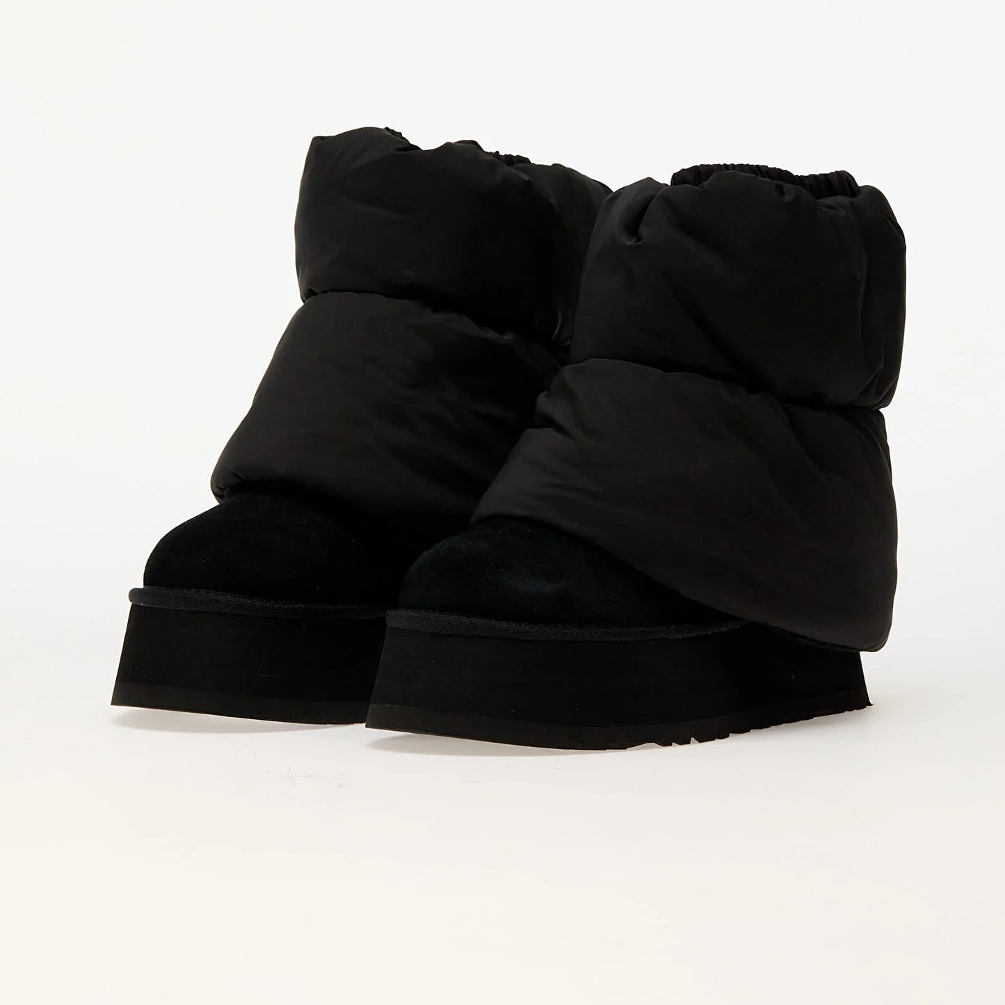 UGG Classic Mini Dipper Puffer "Black" - CBM-KICKS.RO