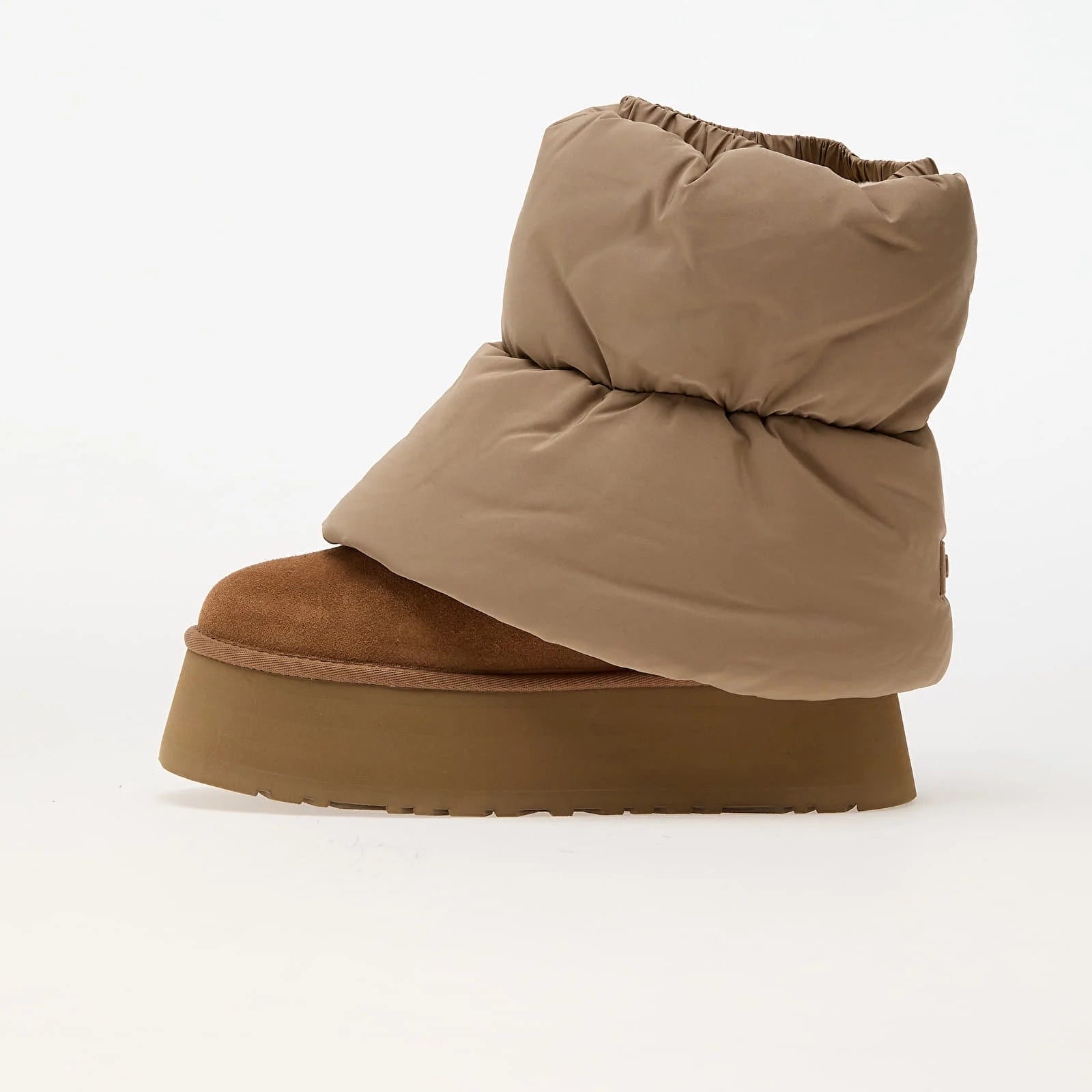 UGG Classic Mini Dipper Puffer "Chestnut" - CBM-KICKS.RO