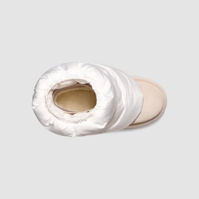UGG Classic Mini Dipper Puffer "White Ceramic" - CBM-KICKS.RO