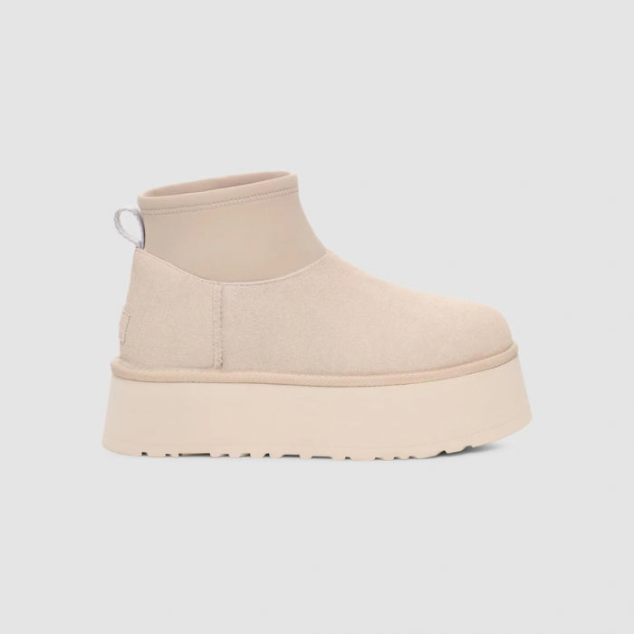 UGG Classic Mini Dipper Puffer "White Ceramic" - CBM-KICKS.RO